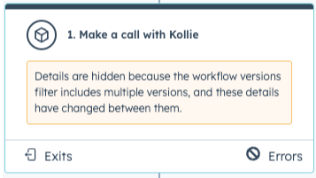 HubSpot workflow triggering an automated call with Kollie AI